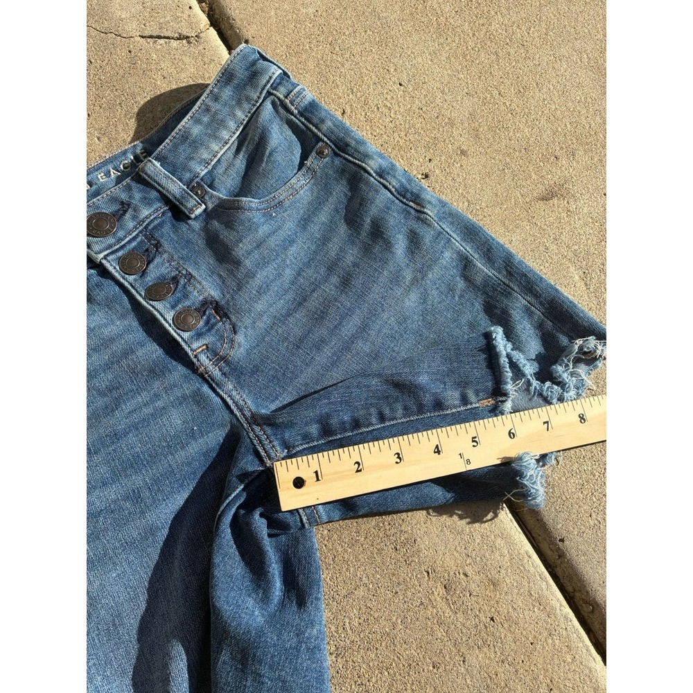 Lot Of 2 Size Small Womens Guess Size 27, American Eagle Size 4 Blue Jean Shorts - Picture 10 of 10